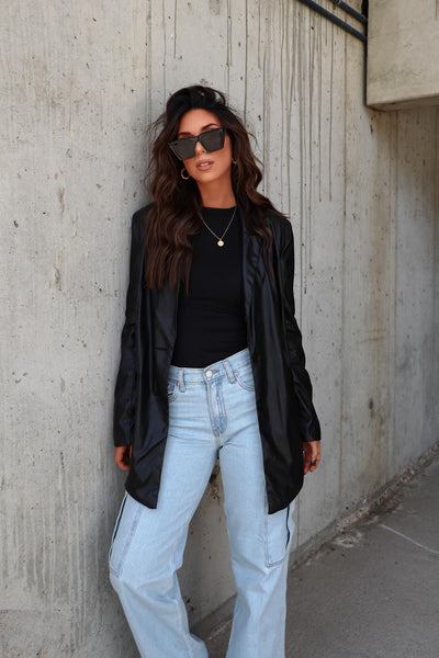 Basic Girl Black Bodysuit