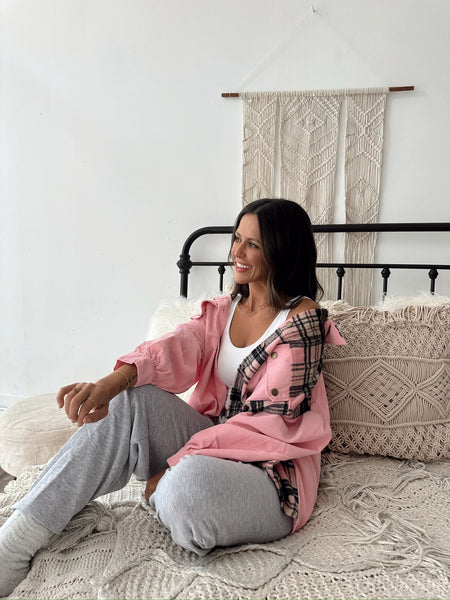 Bubble Pink Corduroy Jacket