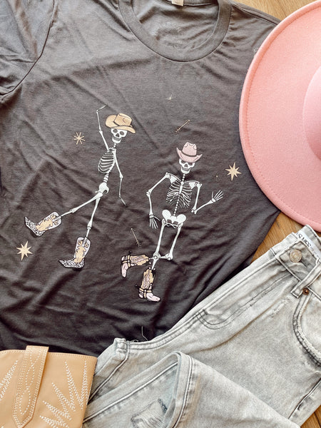 Cowgirl Skeletons Graphic Tee
