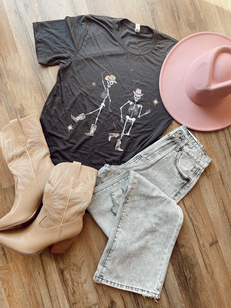 Cowgirl Skeletons Graphic Tee