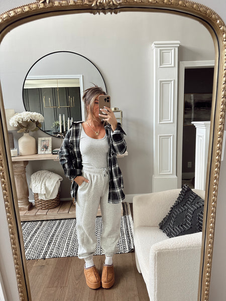 Kait Checkered Hooded Flannel