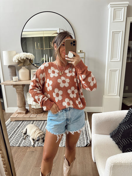 Lainey Flower Sweater