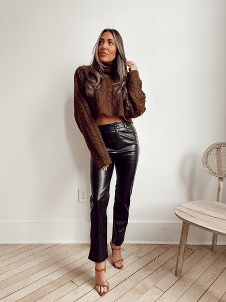 Night Out Faux Leather Pants