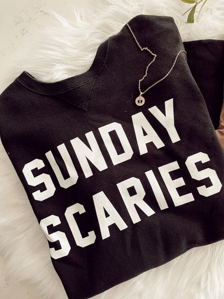 Sunday Scaries Graphic Sweatshirt