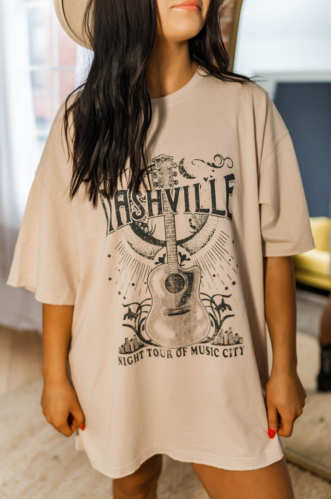 Nashville Cream Oversized T Shirt