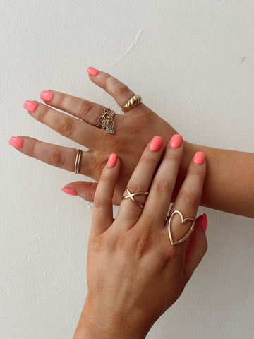 Layering Gold Ring Set