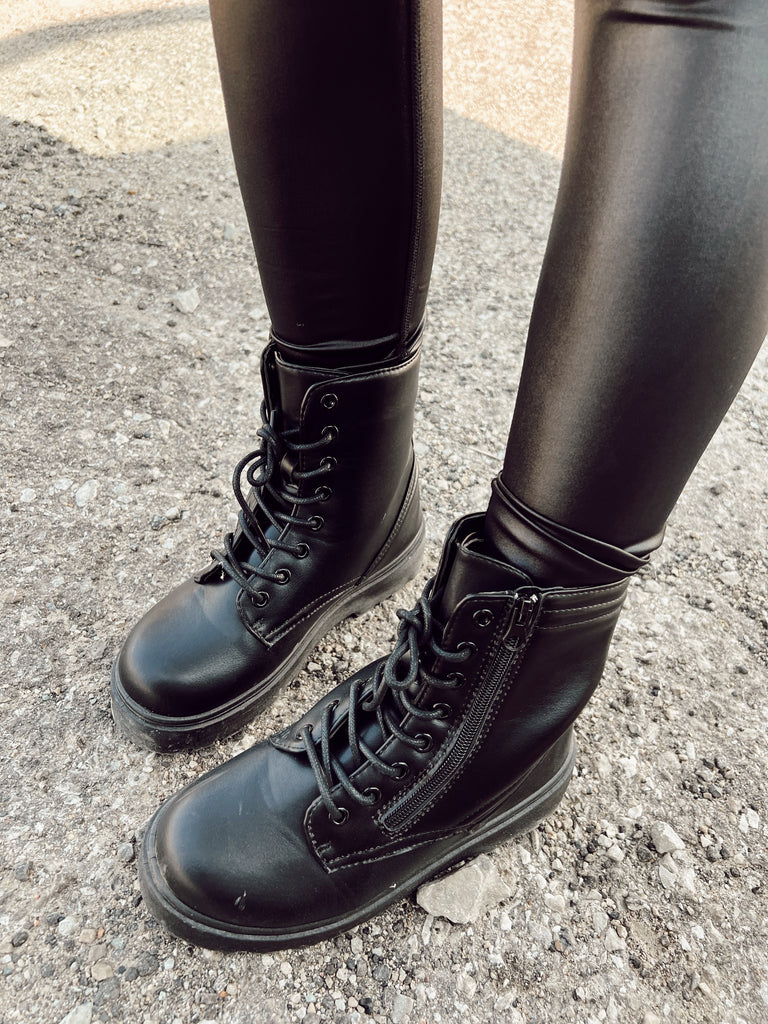 Wade Lace Up Combat Boots