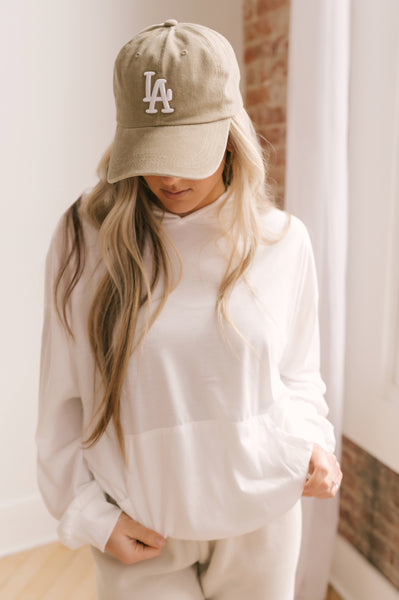 Casual Girl White Hoodie